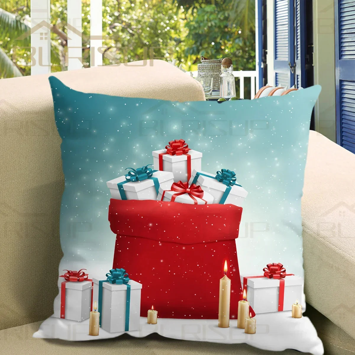 Bedroom Living Room Home Decor Merry Christmas Cushion Cover Pillowcase Christmas Ornament Home New Year Gifts