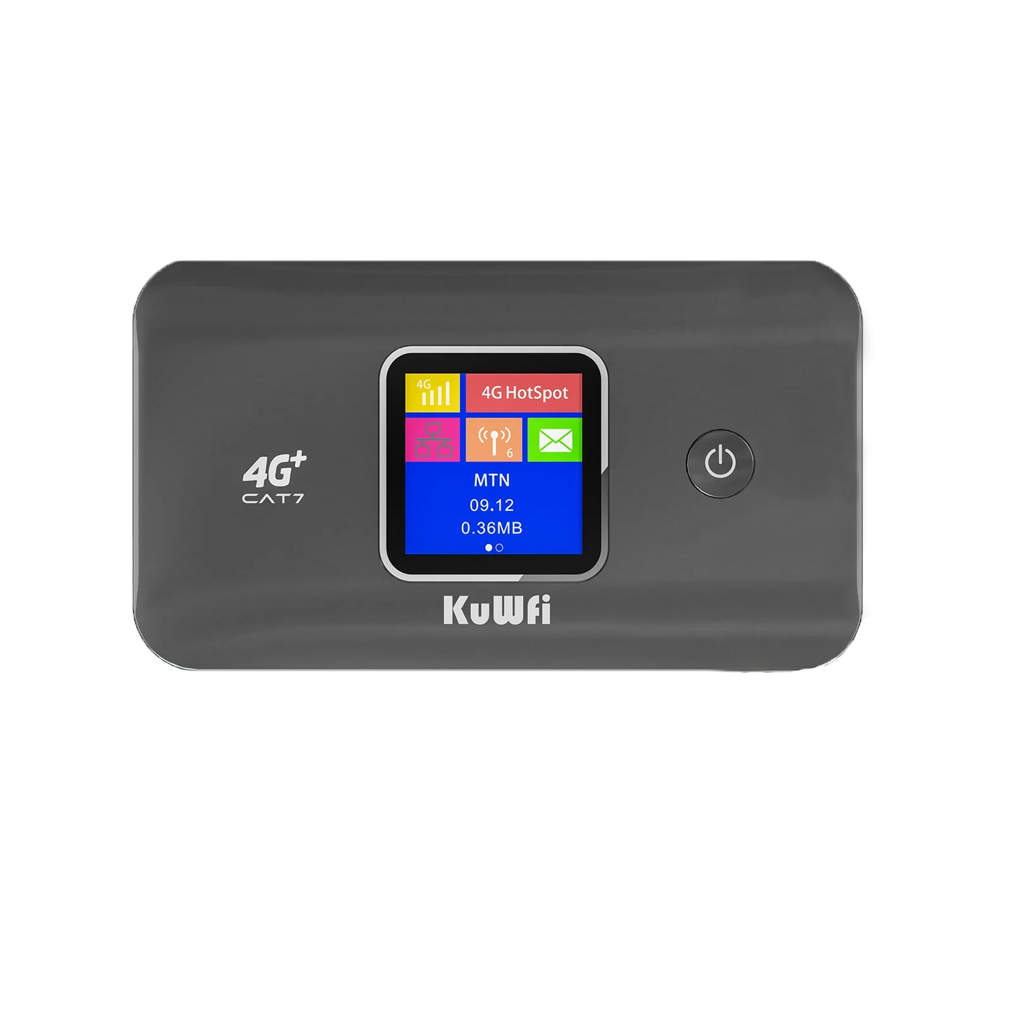 KuWfi MF801 Portable WiFi for Travel | High-Speed Internet|Long-Lasting 3000mAh Battery, Compact & Secure Mifi Router for Use