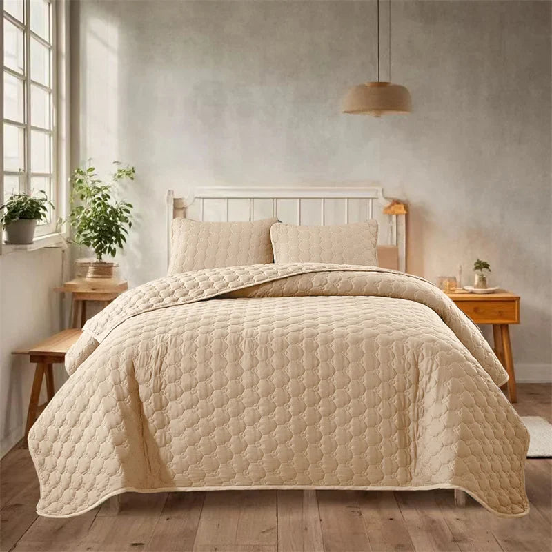 Soft Bedspreads Bed Coverlets Queen Quilt Bedding Pillow Shams,  Queen Size Coverlet