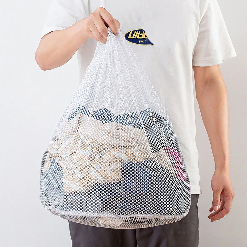 Big Size Large Washing Laundry Bag Mesh Organizer Net Dirty Bra Socks Underwear Shoe Storag Wash Machine Cover Clothes