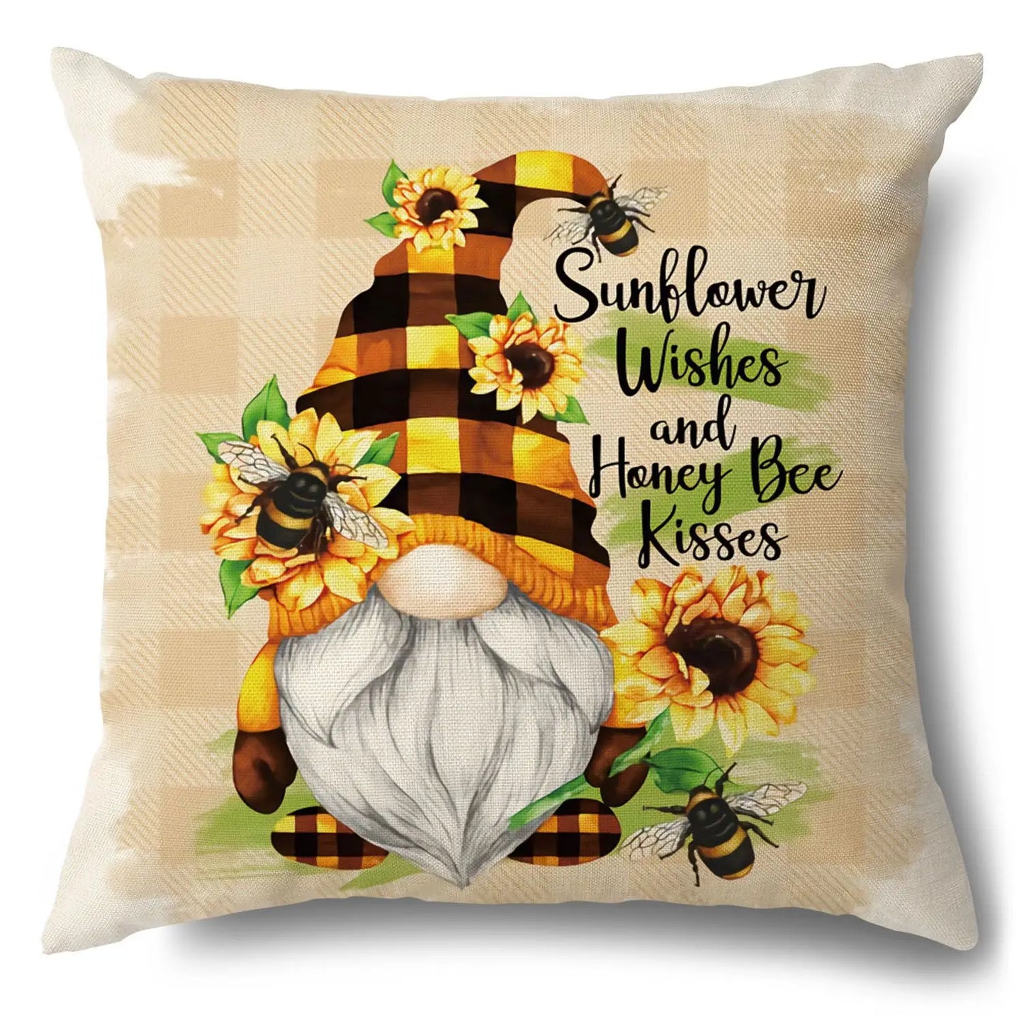 Sunflower Pillow Cover Fall Thanksgiving Decorative Cushion Cover Autumn Farmhouse Home Sofa Decor Pilow Case Flowers Pillowcase