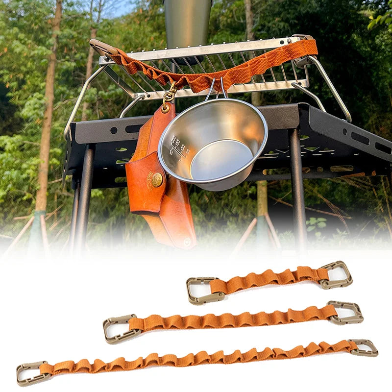 Hot Campsite Garden Supplie Storage Strap Clothesline Tent Cup Hang Lamp Hang Buckle Outdoor Lanyard Hanger Camping Hanging Rope