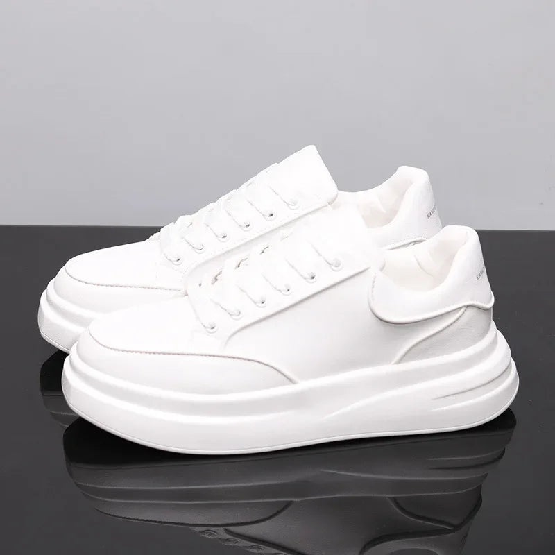 New Couple's Small White Shoes Men's Shoes Women Sports Shoes Men's Sneakers Increased Height Inside Casual Sports Shoes