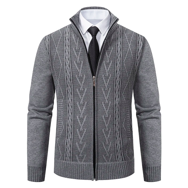 2023 autumn and winter new cashmere padded warm casual knitted sweater.