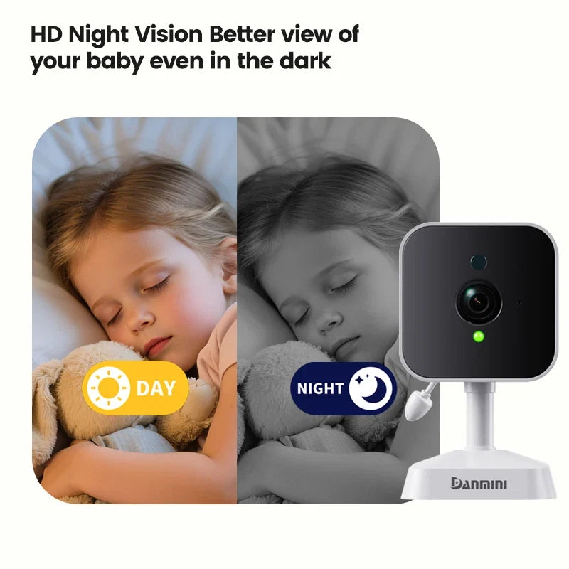 Baby Monitor Two-Way Audio Voice Intercom Infrared Night Vision Baby