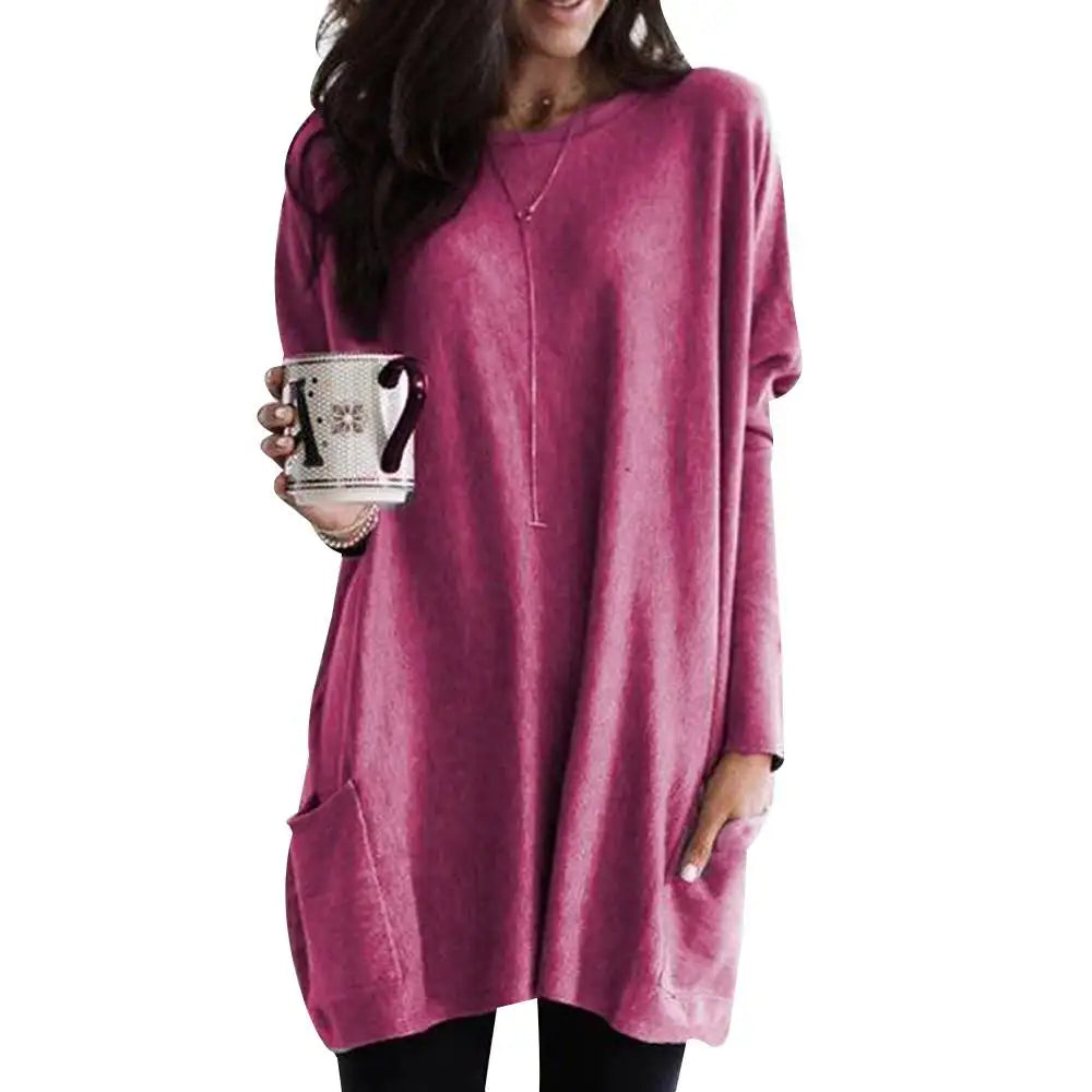 S-5XL Women's Tops 2023 Autumn Winter Long Sleeve Basic T -shirt Tee Casual Oversized Pullover Shirt for Female Y2K Crop Clothes