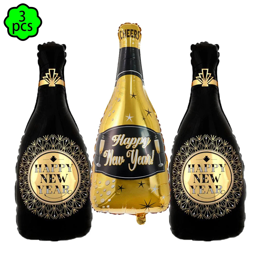 New Year 2024 number foil Balloon Hello 2024 New Year banner Balloon 2024 new year decor balloon Happy New Year Party Decoration