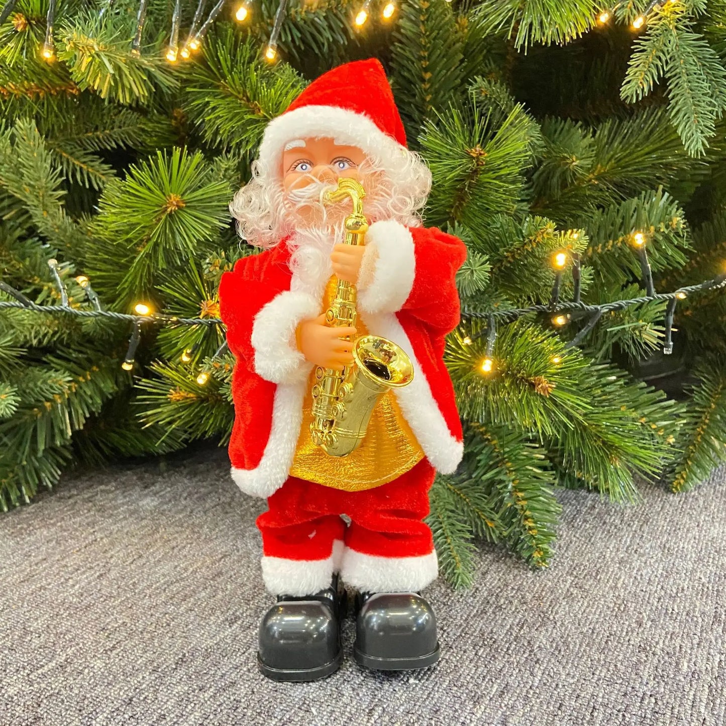 Musical Climbing Santa Claus Christmas Electric Santa Claus Climbing Rope Electric Climbing Ladder Music Santa Claus