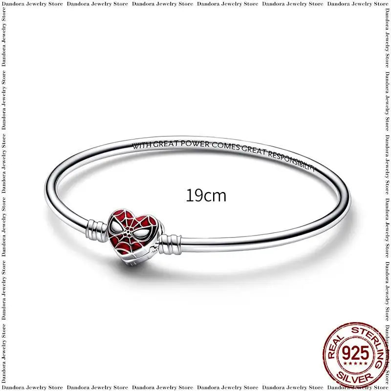 New in 925 Sterling Silver Snake Chain Charm Bracelet Fits Original Brand Pendant Charm Bead For Women Heart Bracelets Jewelry