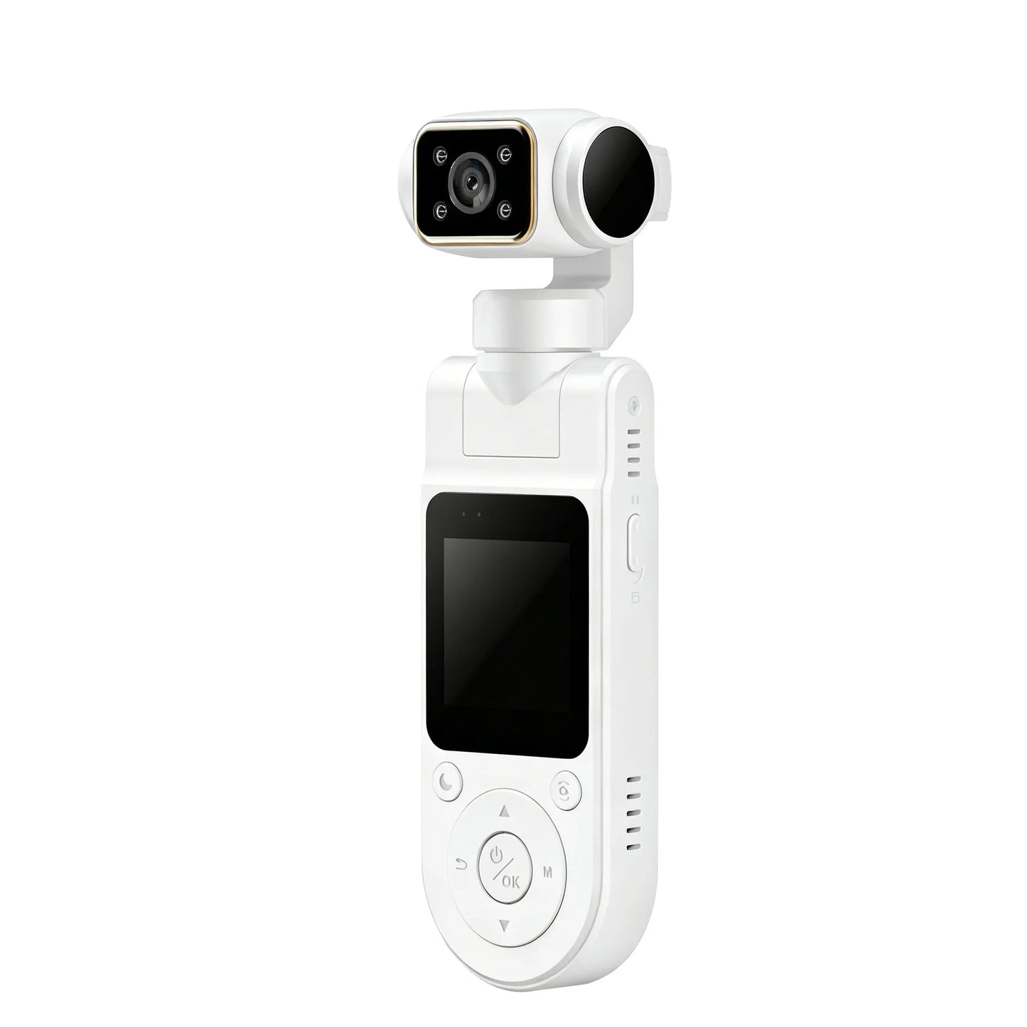 4K Handheld Pocket Camera Rotatable Mini Body Cam HD Night Vision LCD Screen For Youtube Outdoor Travel Sports Vlog Recording