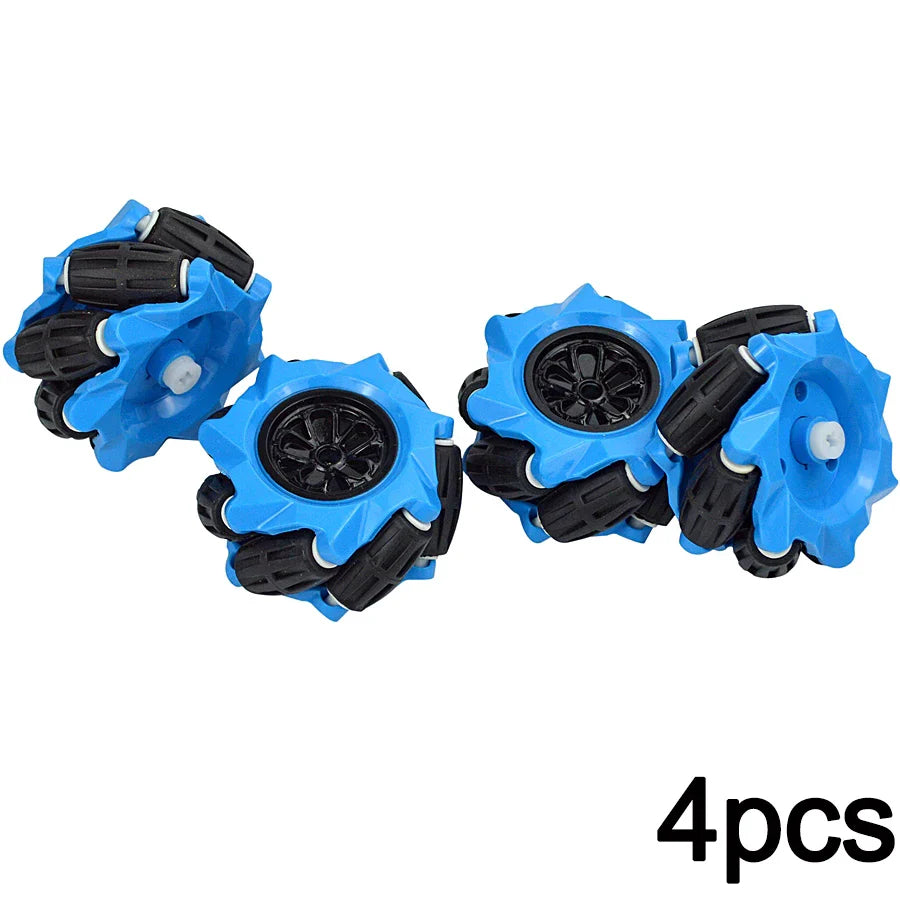 Mecanum MOC Technical Universal Omnidirectional for 45544 EV3 Robotics Model Parts DIY Building Blocks Tires Leduo