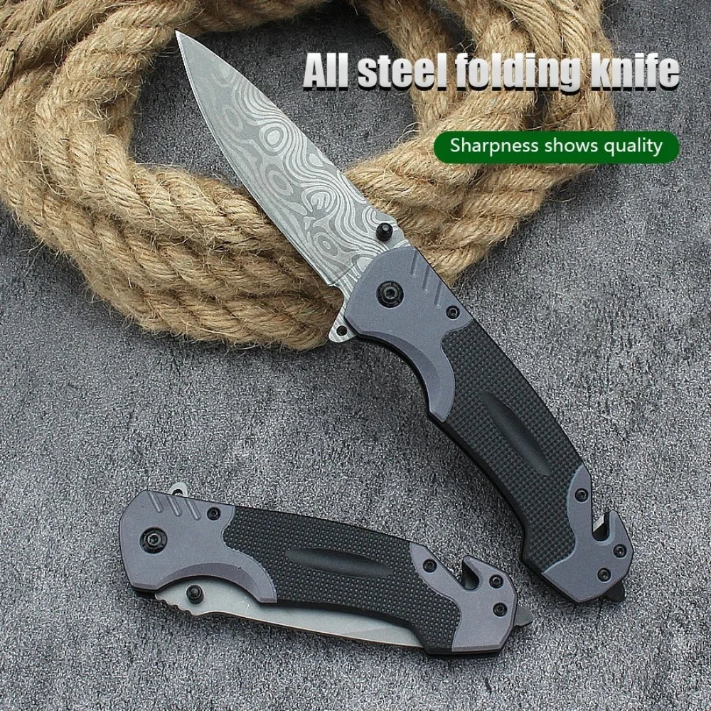 Multi functional Folding Knife Convenient Sharp Survival Knife Outdoor Camping Hiking Wilderness Survival Knife Fishing Knife