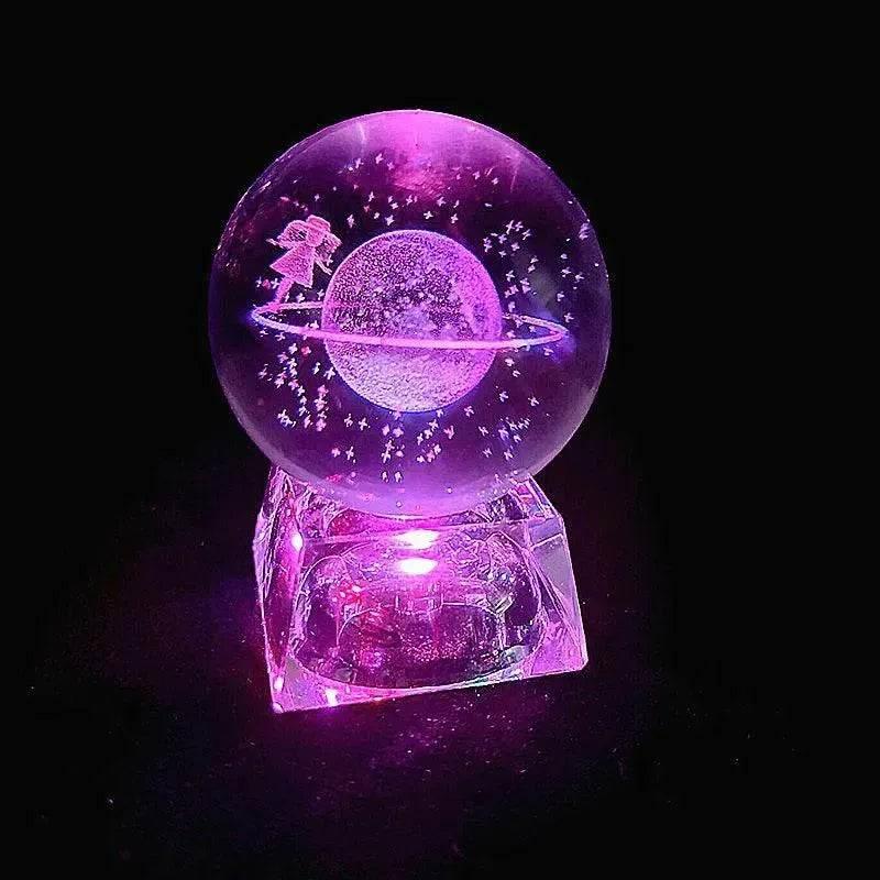 3D LED Crystal Ball Collectible