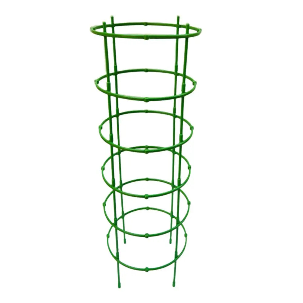 3/6/10 Layers Plant Support Plant Stakes Round Plant Support Ring Plastic Plant Cage Holder Flower Pot Climbing Trellis