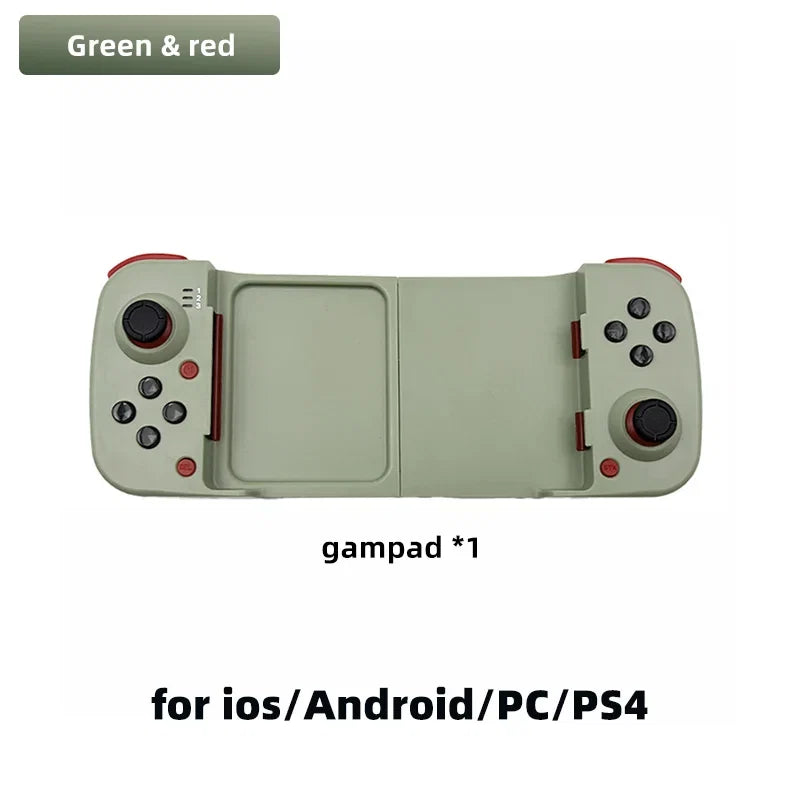 D3 Mobile Gamepad Wireless Game Controller for Cell Phone for iphone/Samsung/Android/Switch Stretching Joystick with Turbo Macro