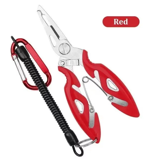 Outdoor Fishing Pliers Wire Cutter Multifunctional Knot Aluminum Alloy Scissor Hook Remover 150g 20CM Fishing Gear