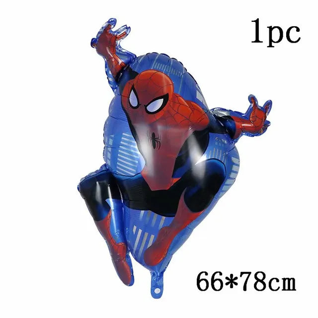Super Hero Spiderman Foil Balloon Birthday Theme Party Decoration Baby Shower Inflatable Toy Air Globos Supplies