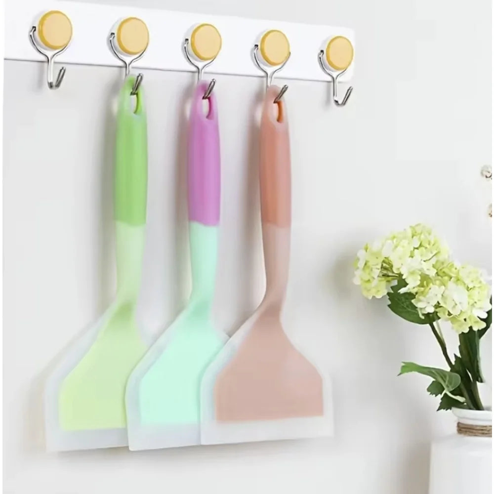 1 PC Silicone Cooking Spatula Kitchen Utensil Cooking Utensil Spatula Beef Meat Egg Kitchen Scraper Pizza Cooking Shovel