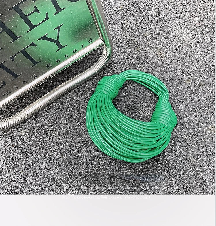 Handbags for Women 2023 New in Gold Luxury Designer Brand Handwoven Noodle Bags Rope Knotted Pulled Hobo Silver Evening Clutch
