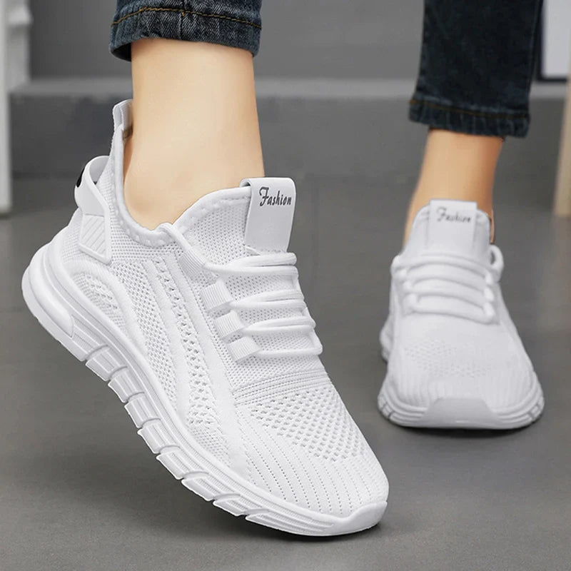 Breathable Running Shoes for Women, 2025 Spring Fashion Casual Sneakers, Lightweight Anti Slip Sports Shoes.
