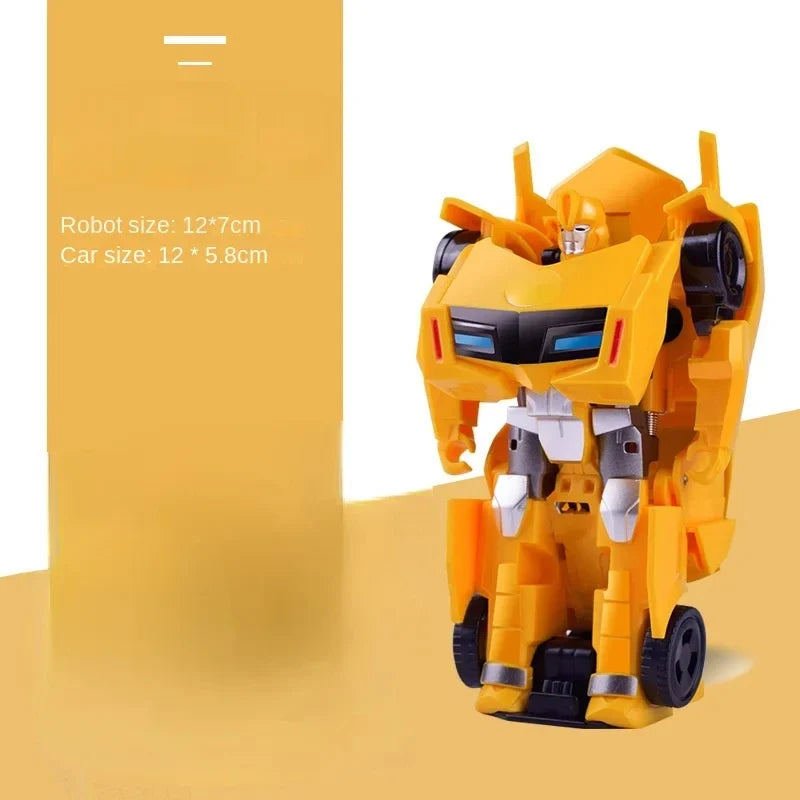 Transformation Toy Robot One Step Deformation Car Action Figure Model Dinosaur Toys for Boys