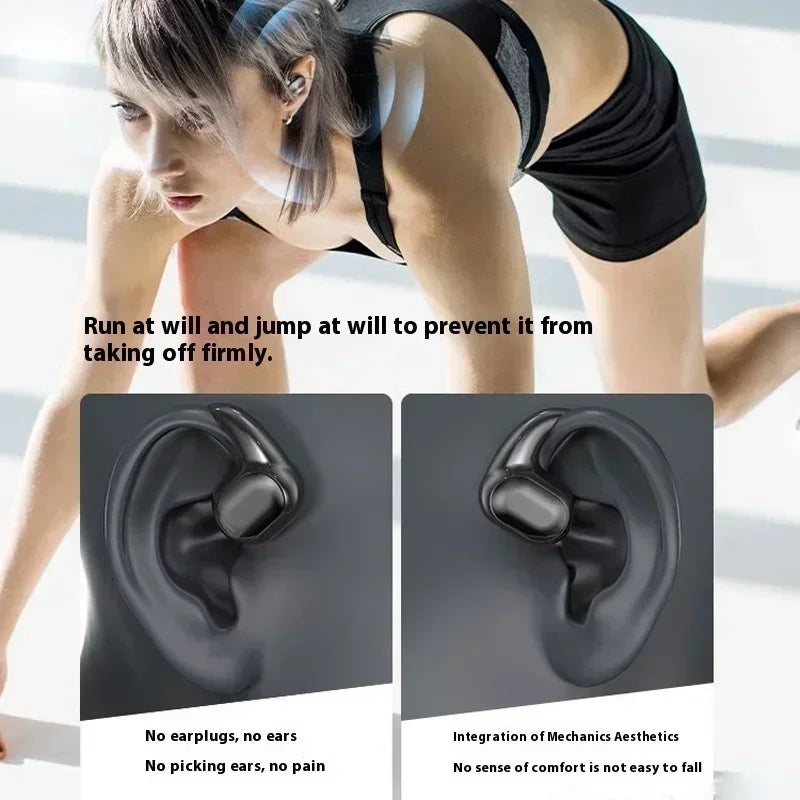 Original Lenovo Wireless Earbuds Bluetooth Bone Conduction Earphones Sports HiFi 9D Stereo TWS Touch Control Noise Cancel