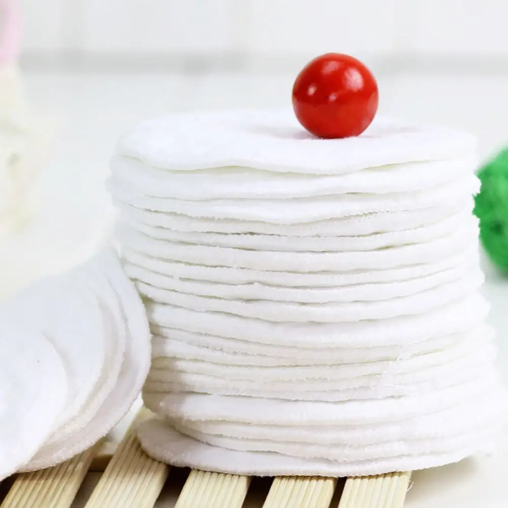 10pcs Reusable Cotton Pads Washable Makeup Remover Pads Bamboo Fiber Soft Face Skin Cleaner Facial Cleaning Make Up Beauty Tool