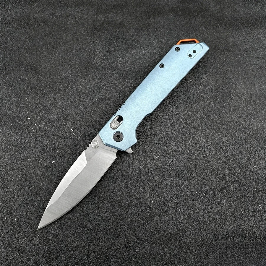 Ks2038 Lightweight Folding Knife - 3.4" EDC Tool Spear Point Blade DuraLock Outdoor Pocket Knife with Reversible Clip for Hunting, Camping