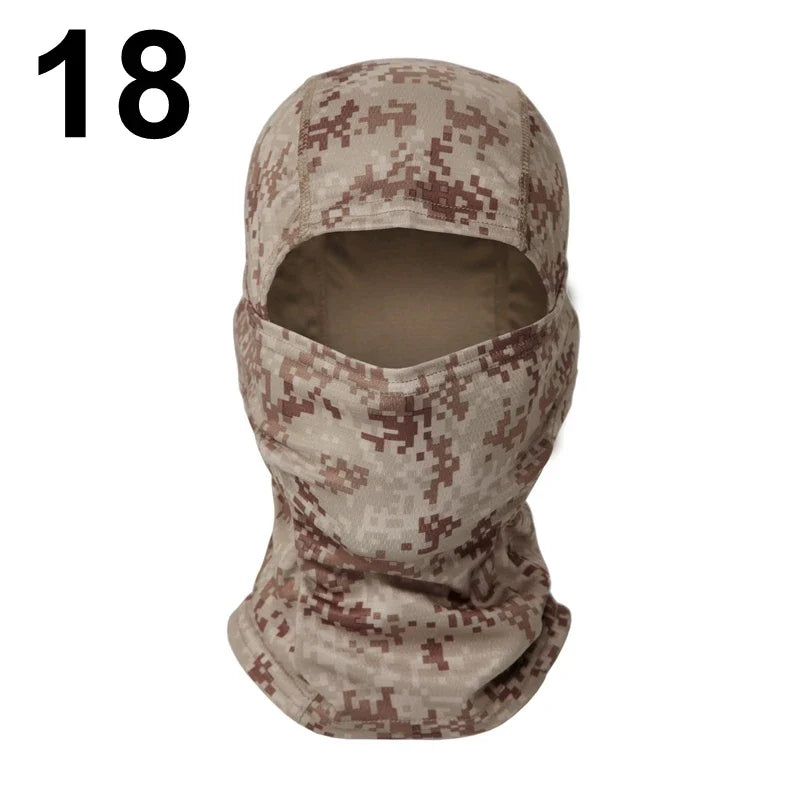 Camouflage Balaclava Full Face CS Mask Ski Cycling Hunting Head Neck