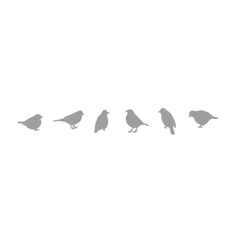 Birds Vinyl Wall Sticker Modern Home Decoration, DIY Creative Bird Decal For Car Window Laptop Decor