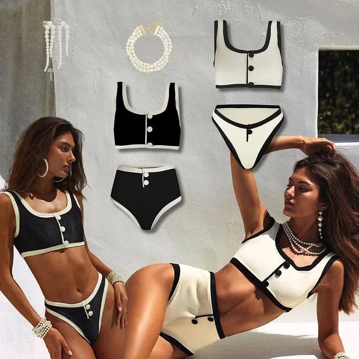 2024 Women's bikini Sexy Swimsuit Swimwear Summer Vacation Beachwear Luxury tankini