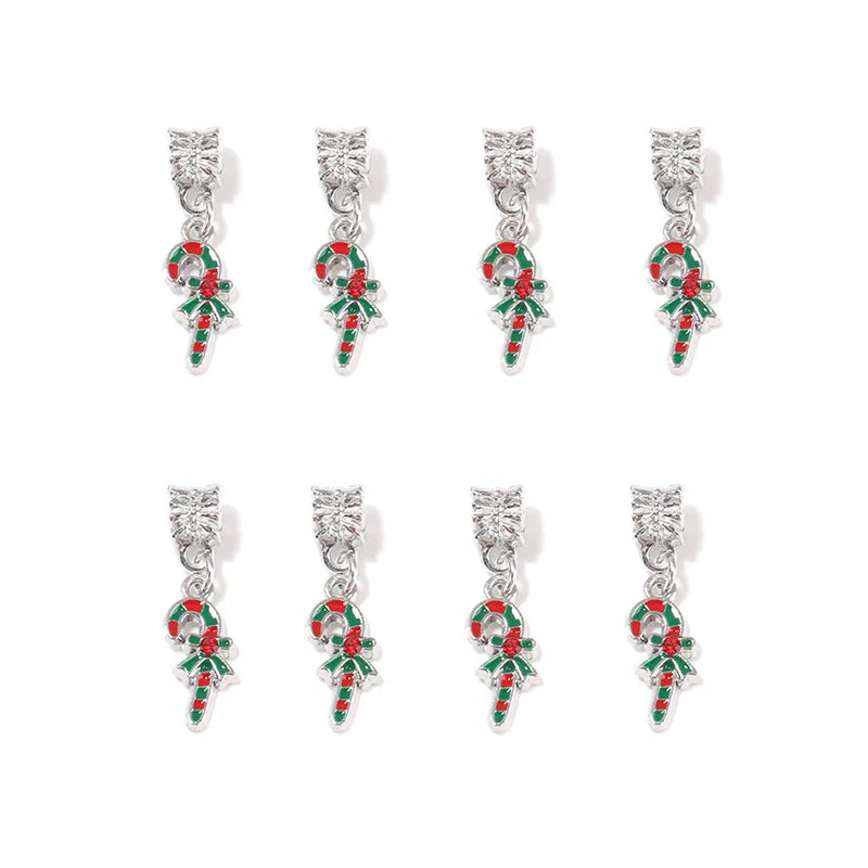 5PC/Lot Merry Christmas Tree Santa Claus Deer Pendant Charm Unicorn DIY Jewelrys Fit for Bracelet Necklace Making Accessories