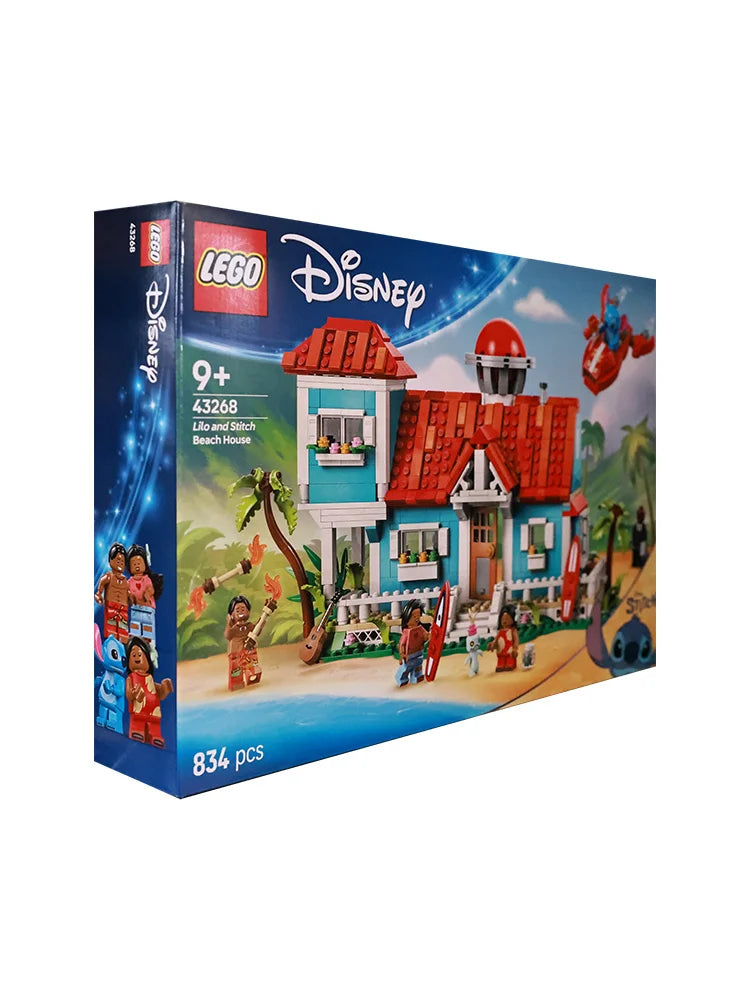 Lego Disney Series 43268 Lilu and Stitch's Beach Vacation House Building Toy Building Blocks