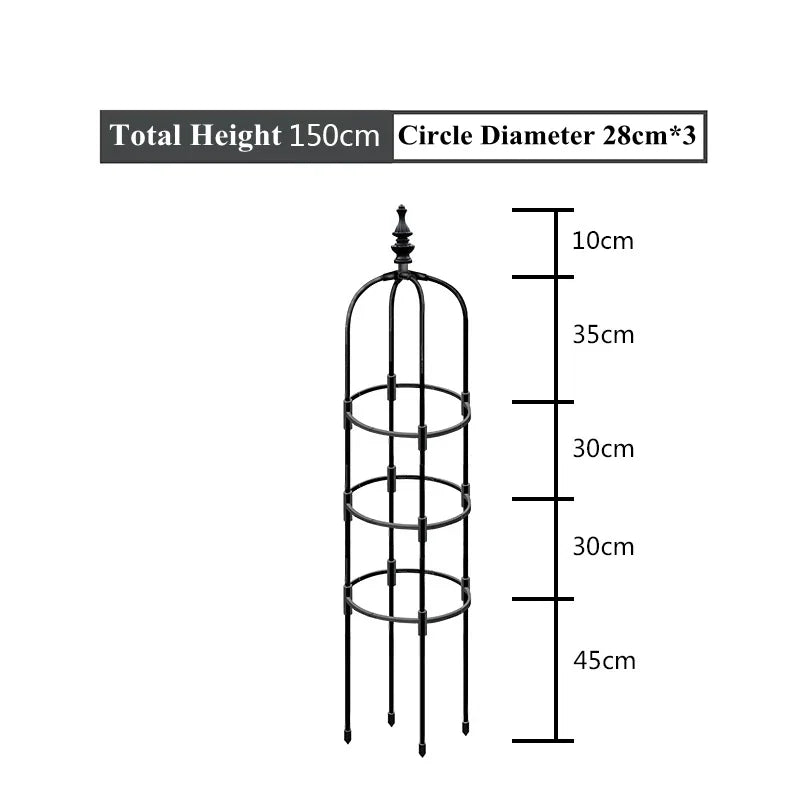 Plant Climbing Supporter Climbing Plant Support  Frame Outdoor Flower  Vines Pot Stand Garden Climbing Frame Indoor Floral Decor