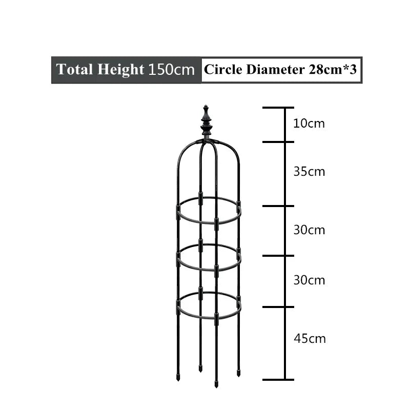 Plant Climbing Supporter Climbing Plant Support  Frame Outdoor Flower  Vines Pot Stand Garden Climbing Frame Indoor Floral Decor