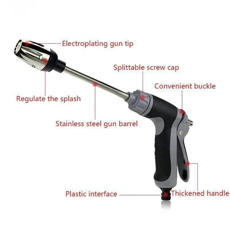 Garden Lawn Watering Hose Nozzle Foam Lance Portable Automobiles Cleaning Tool High Pressure Sprinkler Water Gun Car Washers