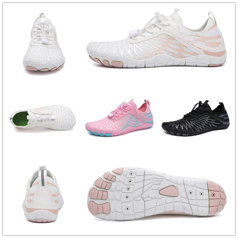 Women Men Aqua Shoes Beach Barefoot Water Sports Sneakers Unisex Summer Lightweight Quick Dry Outdoor Upstream Wading Swimming