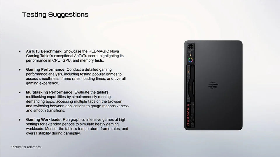 Redmagic Gaming Tablet 10.9" Snapdragon 8 Gen 3 Leading Version 10100mAh 50MP  include the charger