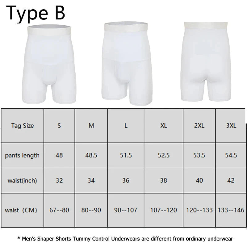 Sculpt & Support: Men's High-Elasticity Comfort Shapewear