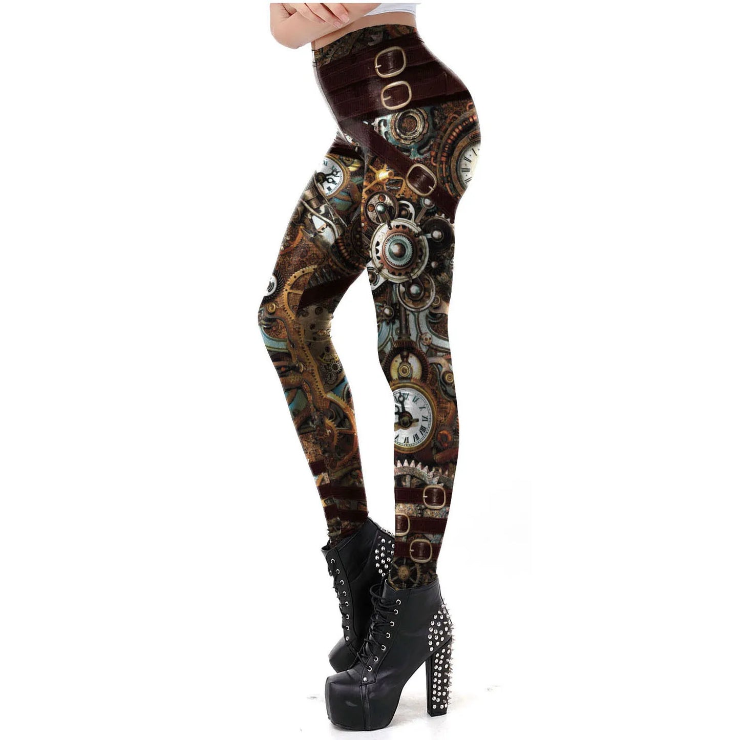 Zawaland New Female Pants Christmas Halloween High Waist 3D Printed Legging Workout Tight slim Elastic Leggings for Women