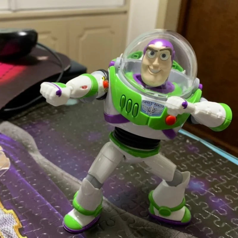 Disney Buzz Lightyear With Light With Music Animation Surrounding Mobile Robot Humanoid Toy 3 Style Give Children Halloween Toys