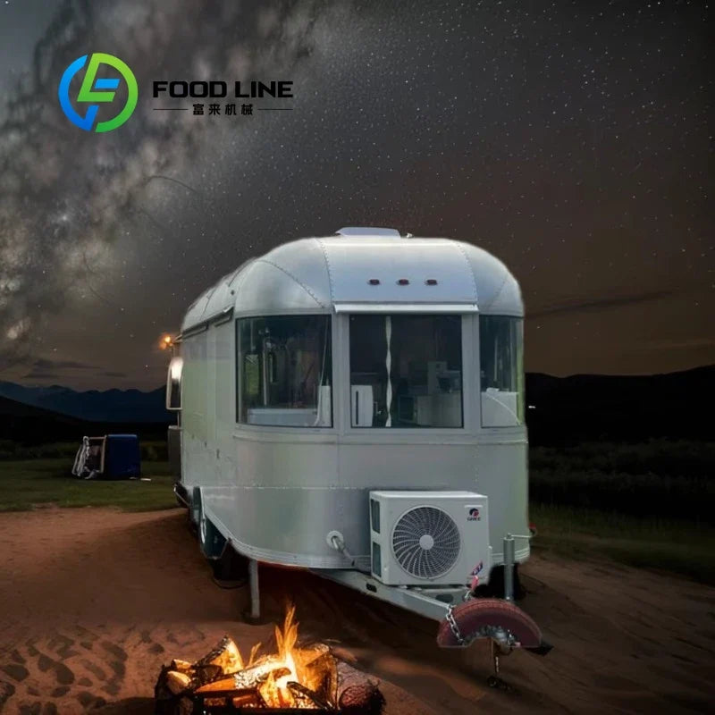 Customized Compact Off-Road Camping Camper Trailer Small RV Travel Caravan For Outdoor Self-Driving Camping Adventure