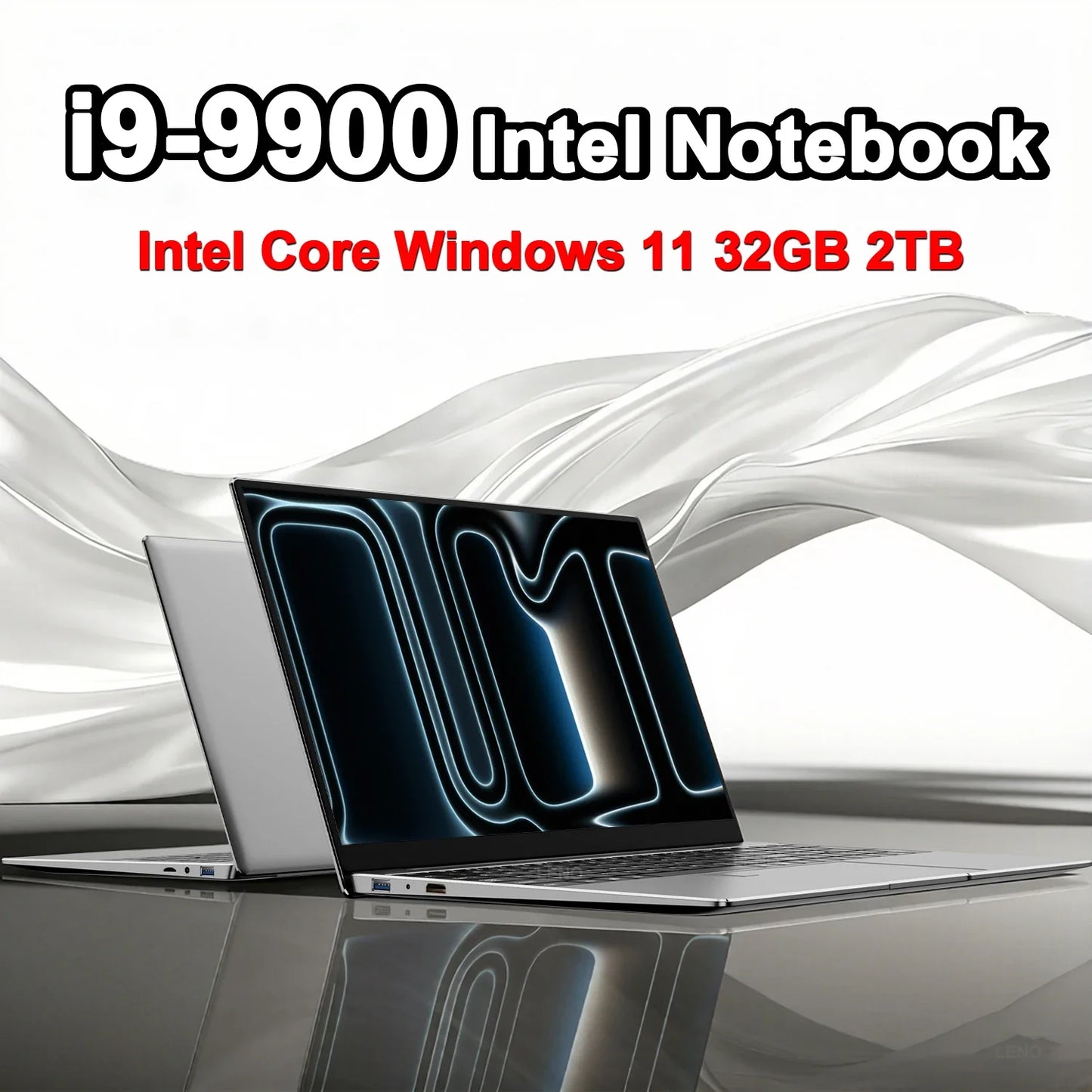 LENO NEW 15.6" Laptop 32GB 2TB Windows 11 Intel Core i9 9900 Gaming Computer PC 1920*1080 HD Gamer office Ultra Slim Notebook