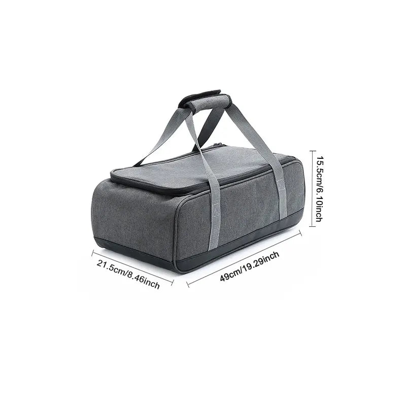 Outdoor Camping Cookware Bag  Cutlery Pouch Large Capacity Tableware Handbag Outdoor Stove Tableware Storage Bag for Picnic BBQ