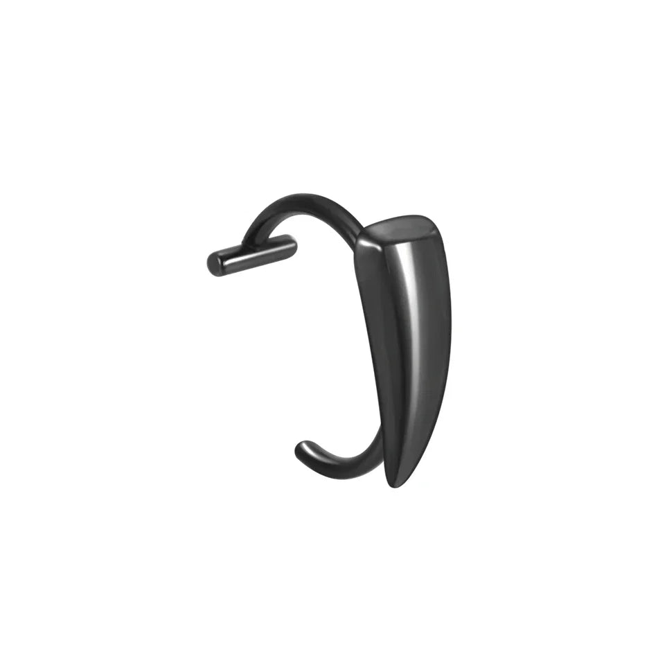 1PC Stainless Steel Fake Nose Ring Hoop Septum Rings Non-Pierced C