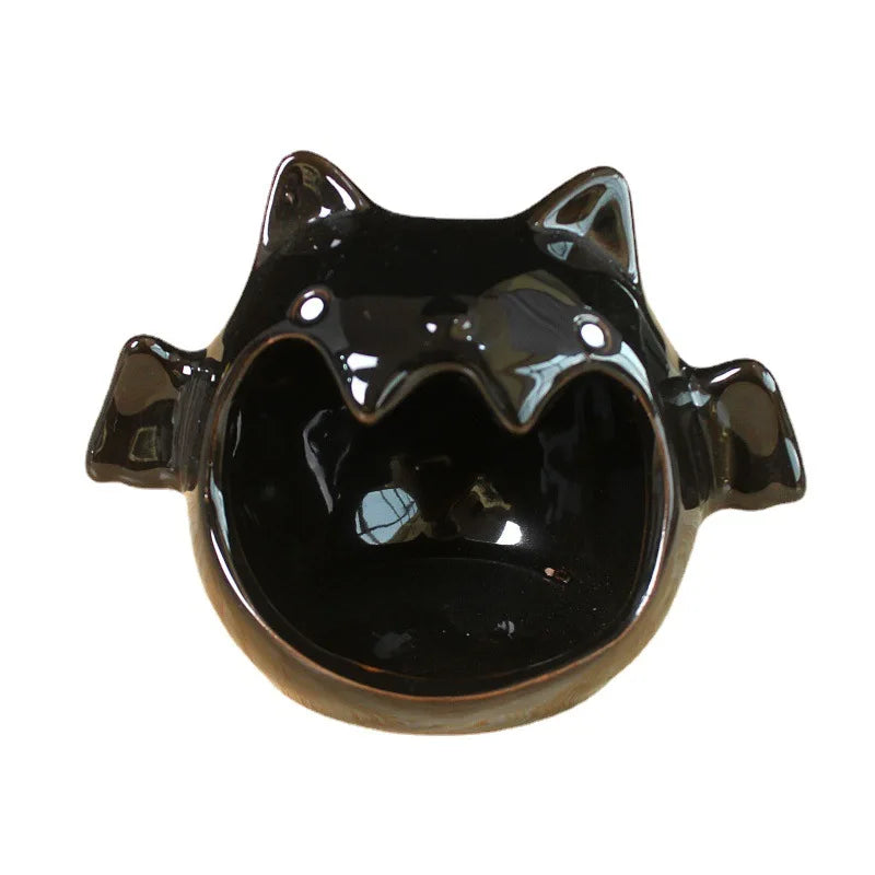 Halloween Candy Bowls, Halloween Candy Dish Candle Holder Bat Ghost Ceramic Dish Halloween Party Decorations