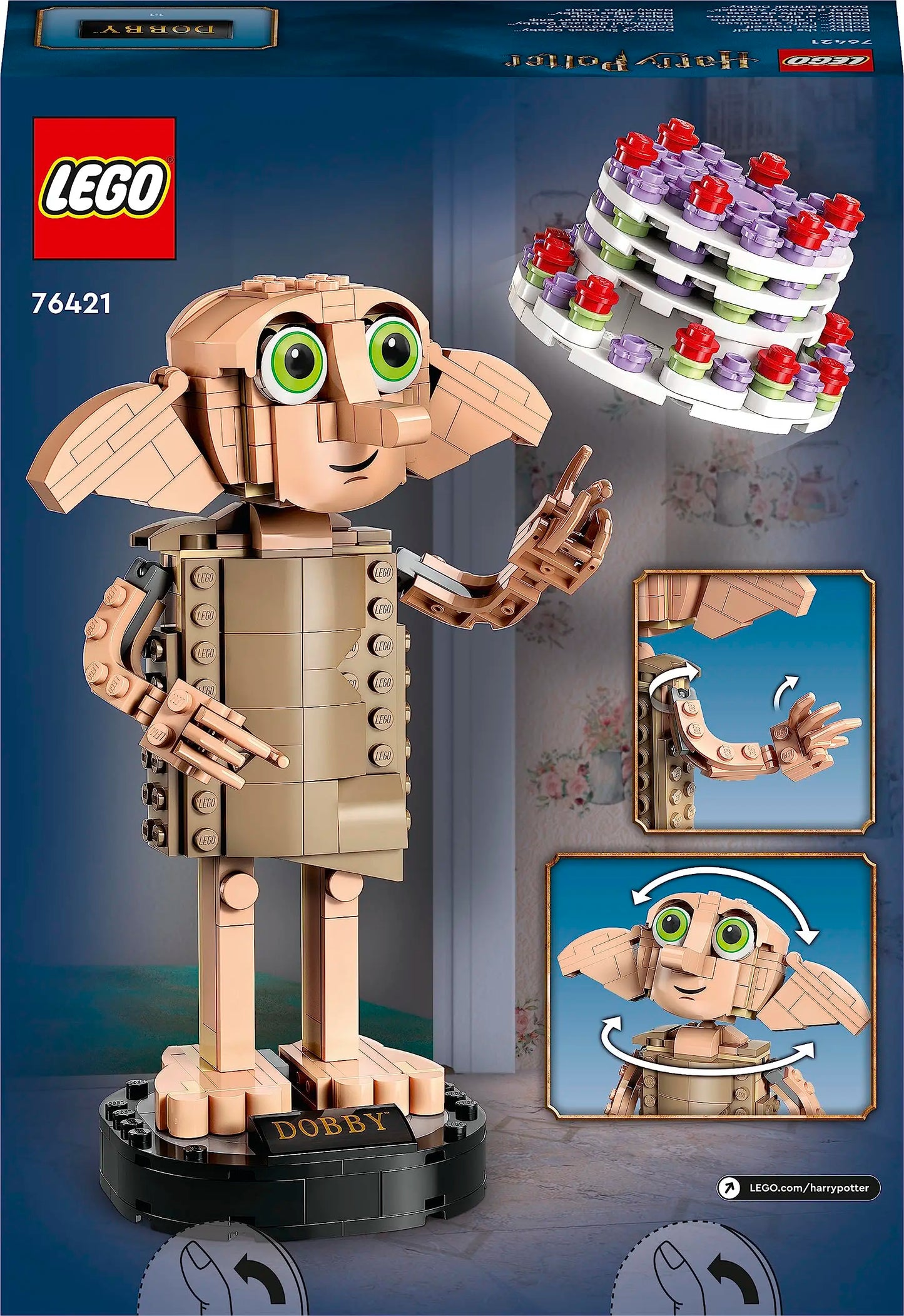 LEGO Harry Potter 76421 - Dobby™ The House-Elf Building Blocks Toys Set for Kids Birthday Christmas New Year Gift76421
