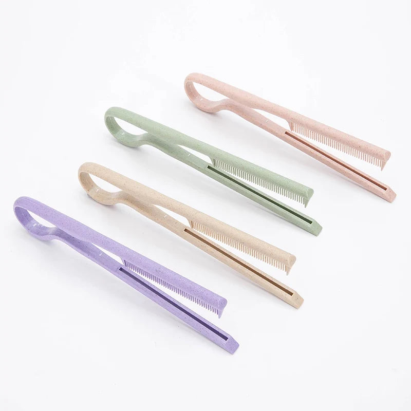 Wheat Straw V-shaped Flat Comb for Hair Straight Salon Hair Brush Straightner Hairdressing Comb Portable Mini Barber Hairbrush