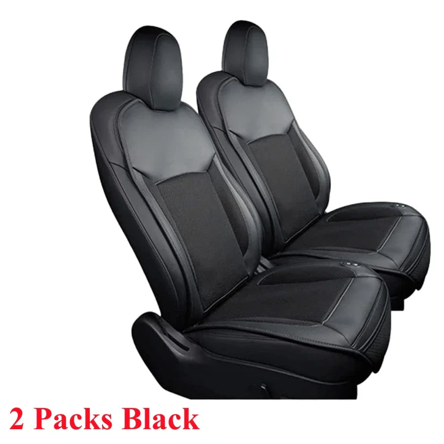 Upgrade Tesla Model Y Model 3 Smart Cooling Car Seat Cushion for Summer Driving Breathable Seat Cover with 10 Fans 15s Cool Down
