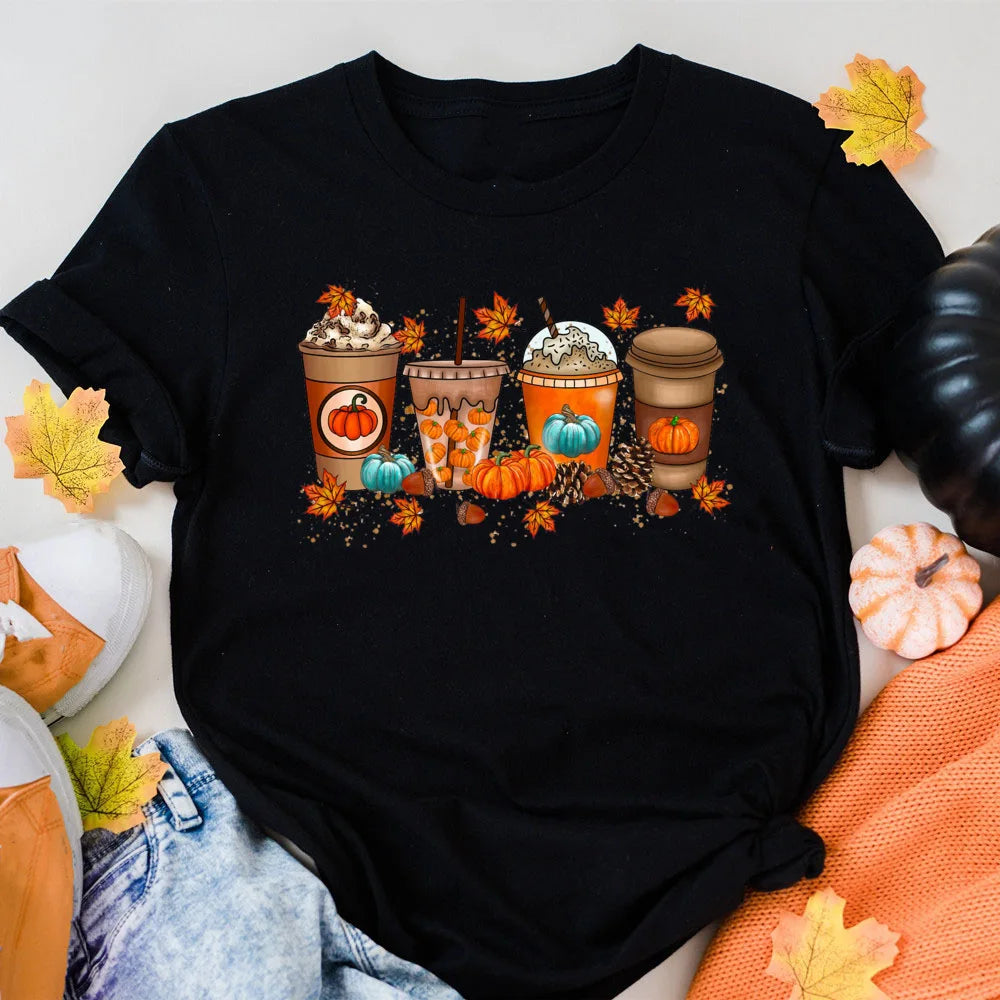 Tis The Season Shirt Retro Halloween Shirts Fall Season Pumpkin Ghost T Shirt Halloween Party Outfit Trick or Treat Clothes